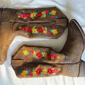 Origin Reyme "Crazy Miel Flores" Cowboy Boots Women’s 8.5 | Western | Pre-owned